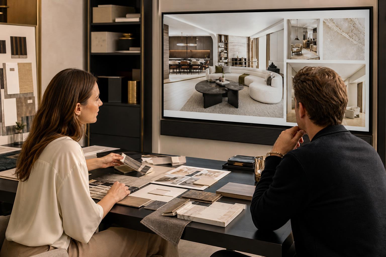 Moodboard e revisione materiali con Design Bridge